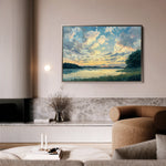 Landscape 369 Canvas Art 18" x 24" / 45 x 60 cm / Black