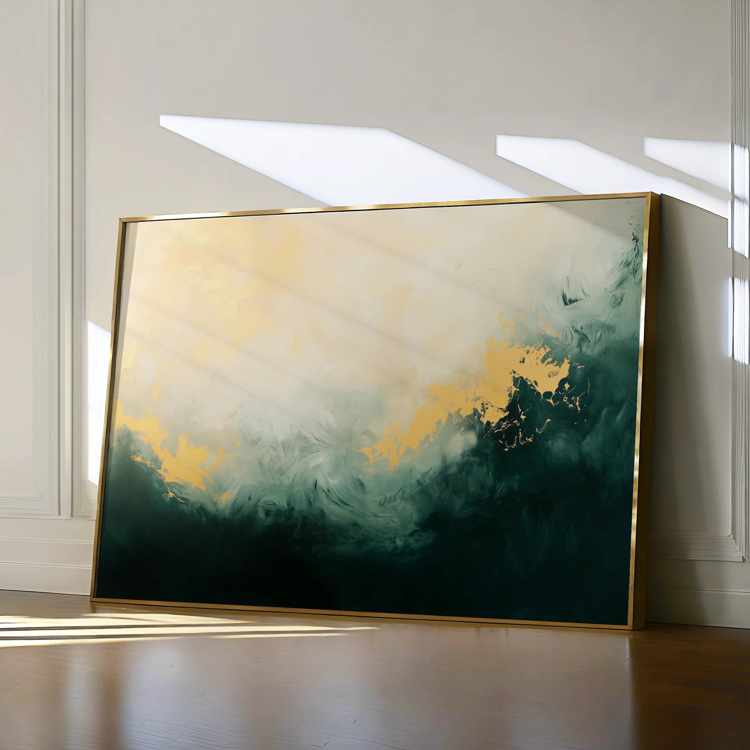 Abstract 370 Canvas Art 18" x 24" / 45 x 60 cm / Black