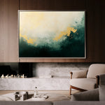Abstract 370 Canvas Art 18" x 24" / 45 x 60 cm / Black