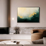 Abstract 370 Canvas Art 18" x 24" / 45 x 60 cm / Black