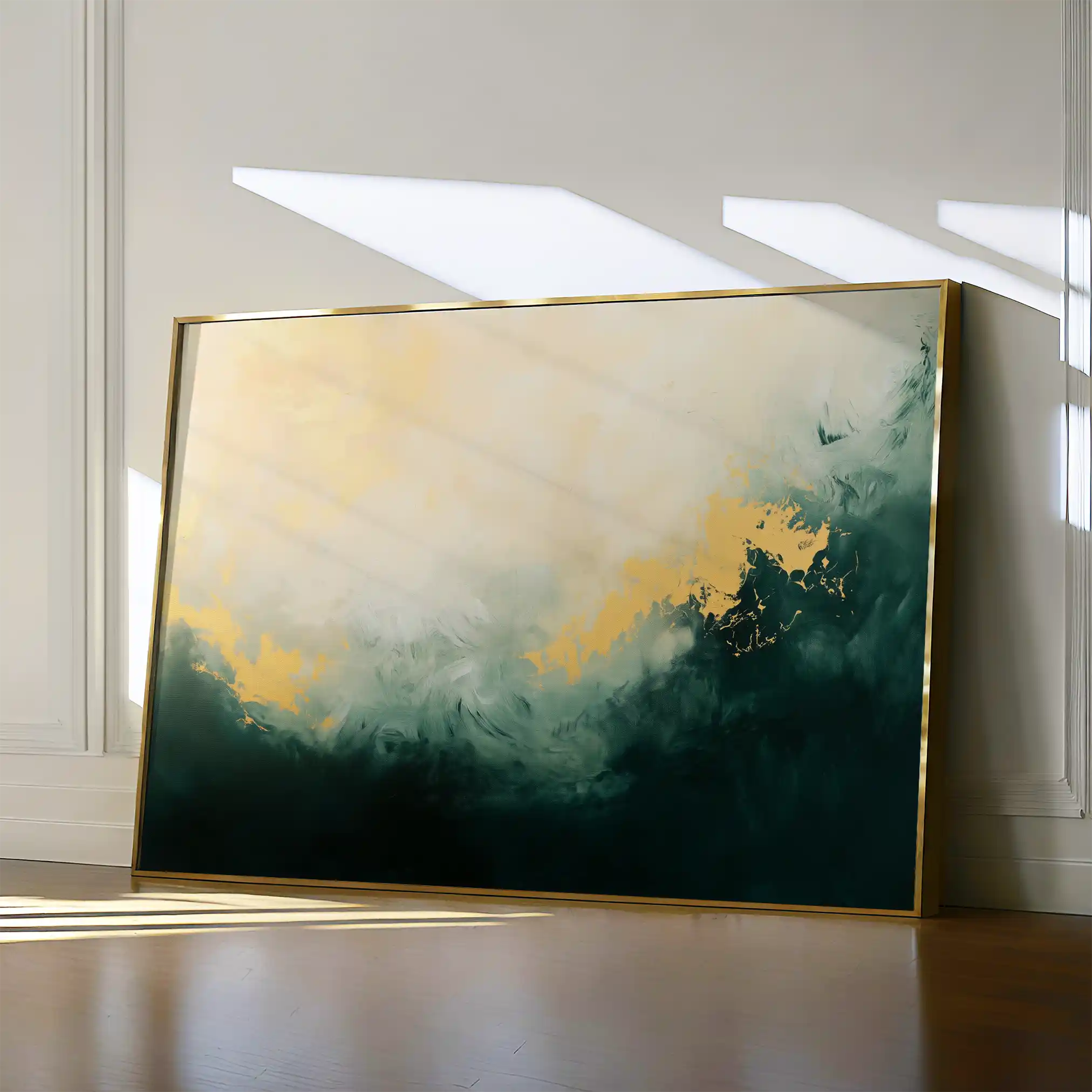 Abstract 370 Canvas Art 60 x 40 cm / Black