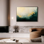 Abstract 370 Canvas Art 60 x 40 cm / Black