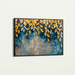 Floral 370 Canvas Art 18" x 24" / 45 x 60 cm / Black