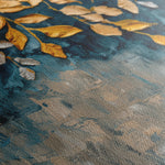 Floral 370 Canvas Art 18" x 24" / 45 x 60 cm / Black