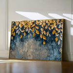 Floral 370 Canvas Art 60 x 40 cm / Black