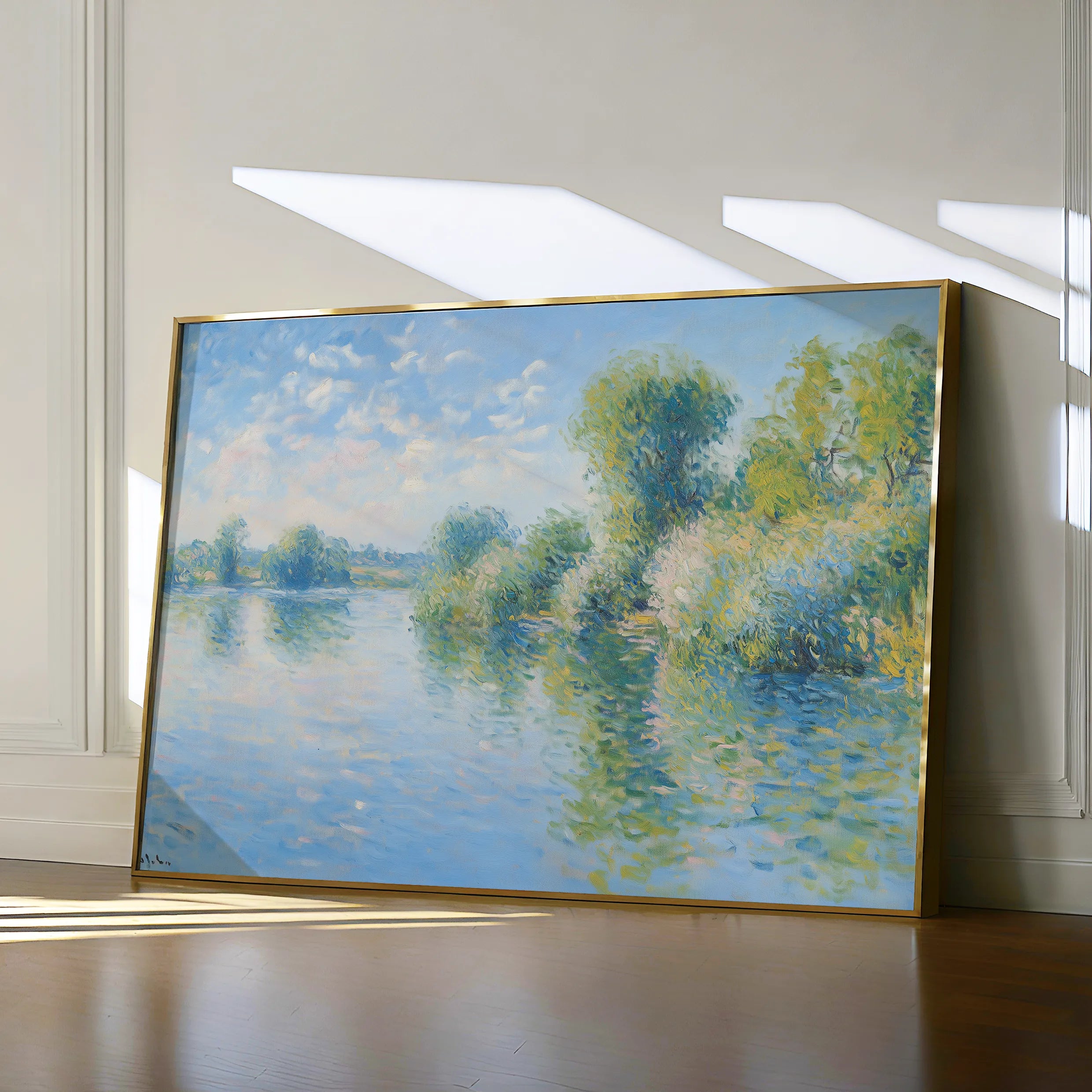 Landscape 370 Canvas Art 18" x 24" / 45 x 60 cm / Black