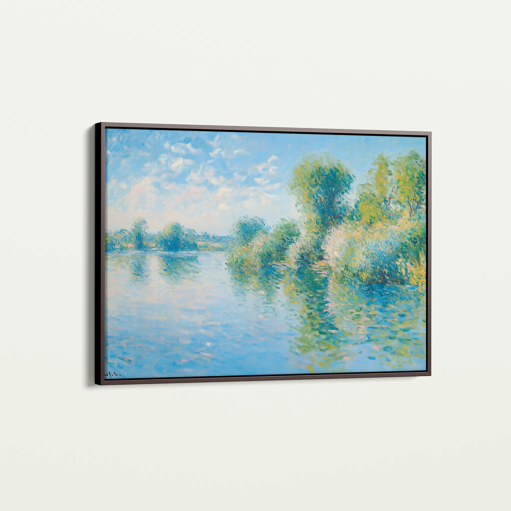 Landscape 370 Canvas Art 18" x 24" / 45 x 60 cm / Black