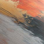 Abstract 371 Canvas Art 18" x 24" / 45 x 60 cm / Black