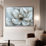 Floral 371 Canvas Art 60 x 40 cm / Black