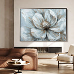 Floral 371 Canvas Art 60 x 40 cm / Black
