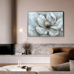 Floral 371 Canvas Art 60 x 40 cm / Black