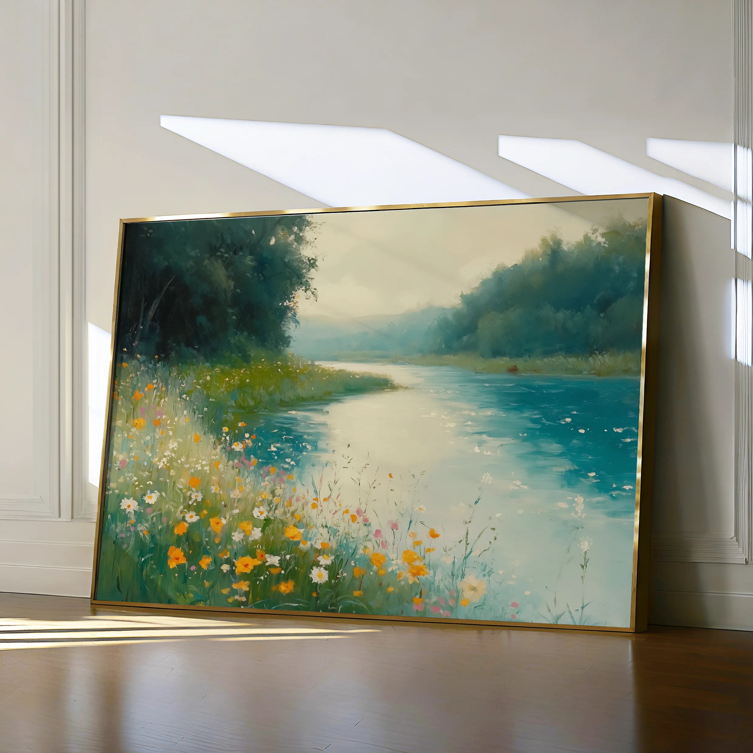 Landscape 371 Canvas Art 18" x 24" / 45 x 60 cm / Black