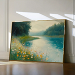 Landscape 371 Canvas Art 60 x 40 cm / Black