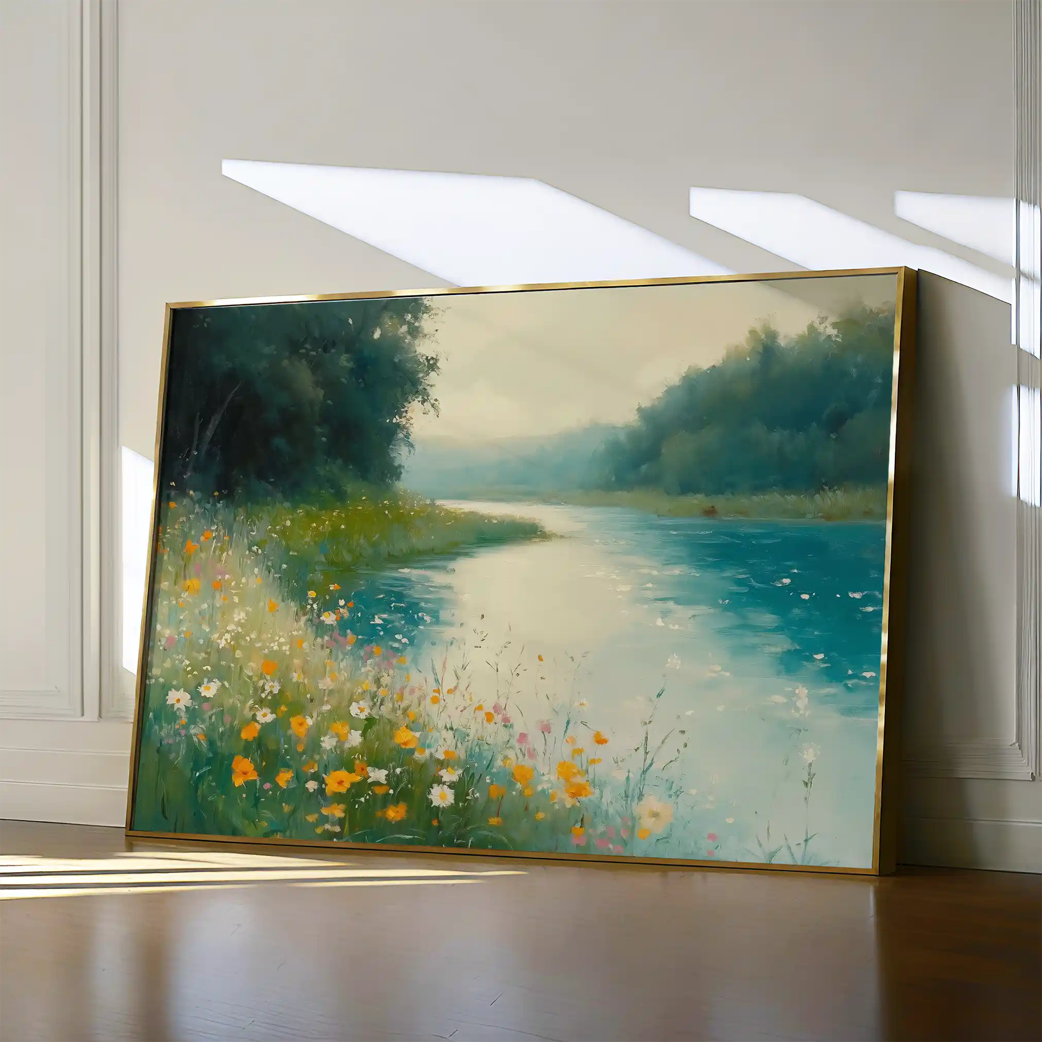 Landscape 371 Canvas Art 60 x 40 cm / Black