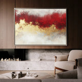 Abstract 372 Canvas Art 18" x 24" / 45 x 60 cm / Black