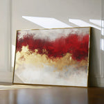 Abstract 372 Canvas Art 18" x 24" / 45 x 60 cm / Black