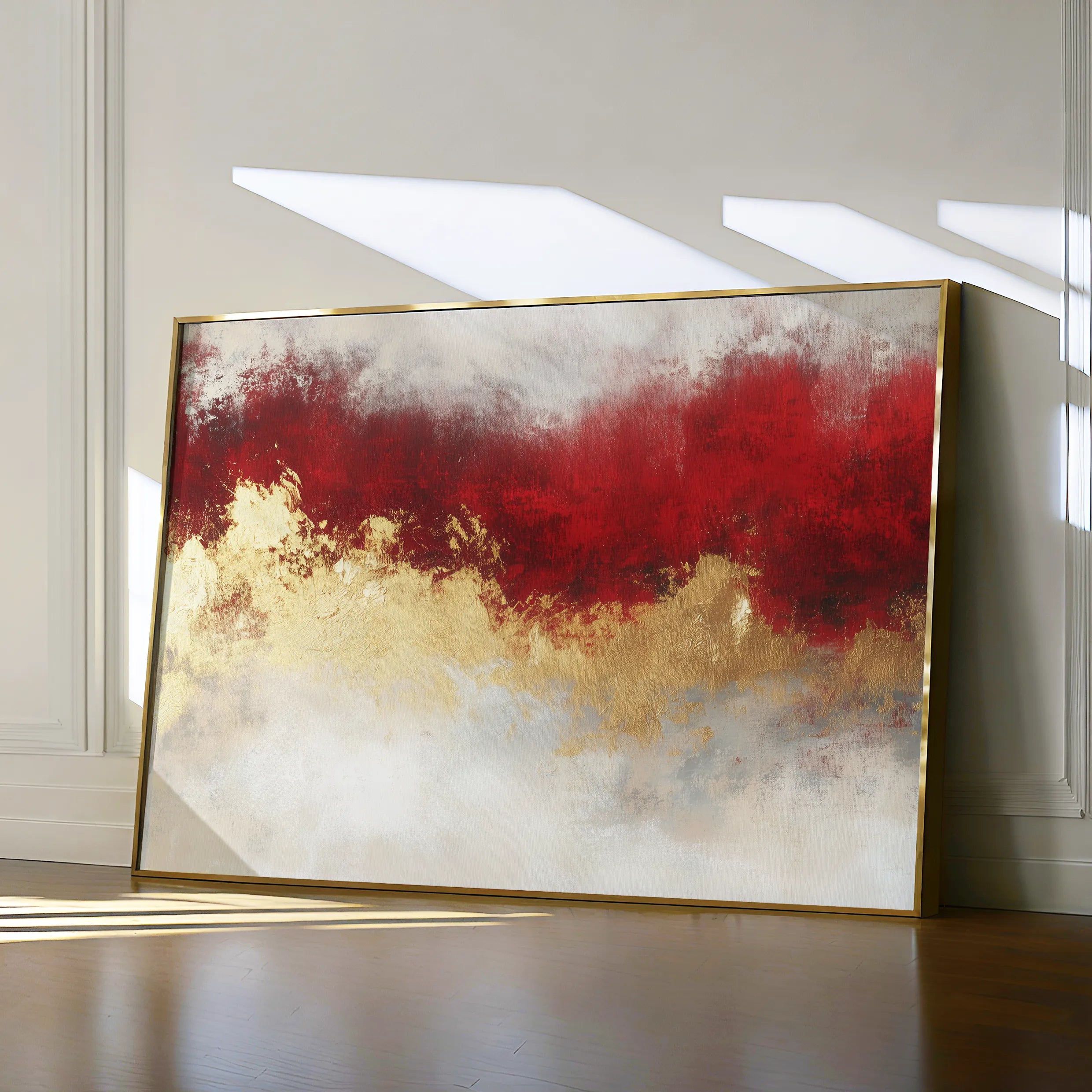 Abstract 372 Canvas Art 18" x 24" / 45 x 60 cm / Black