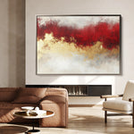 Abstract 372 Canvas Art 18" x 24" / 45 x 60 cm / Black