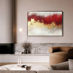 Abstract 372 Canvas Art 18" x 24" / 45 x 60 cm / Black
