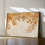 Floral 372 Canvas Art 60 x 40 cm / Black