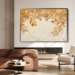 Floral 372 Canvas Art 60 x 40 cm / Black