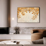 Floral 372 Canvas Art 60 x 40 cm / Black
