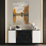 Landscape 372 Canvas Art 18" x 24" / 45 x 60 cm / Black