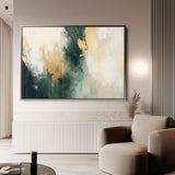 Abstract 373 Canvas Art 18" x 24" / 45 x 60 cm / Black