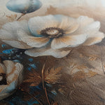 Floral 373 Canvas Art 60 x 40 cm / Black