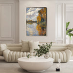 Landscape 373 Canvas Art 18" x 24" / 45 x 60 cm / Black