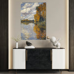 Landscape 373 Canvas Art 18" x 24" / 45 x 60 cm / Black
