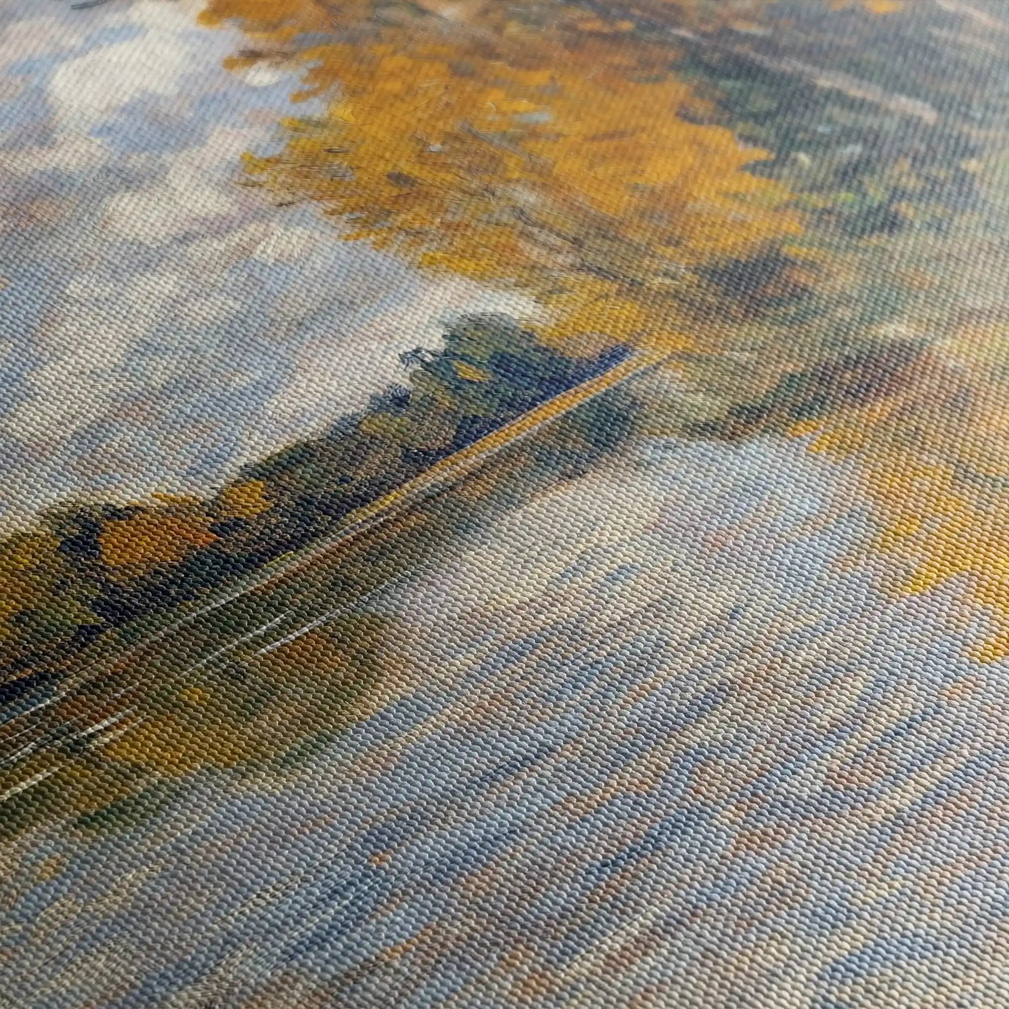 Landscape 373 Canvas Art 60 x 40 cm / Black