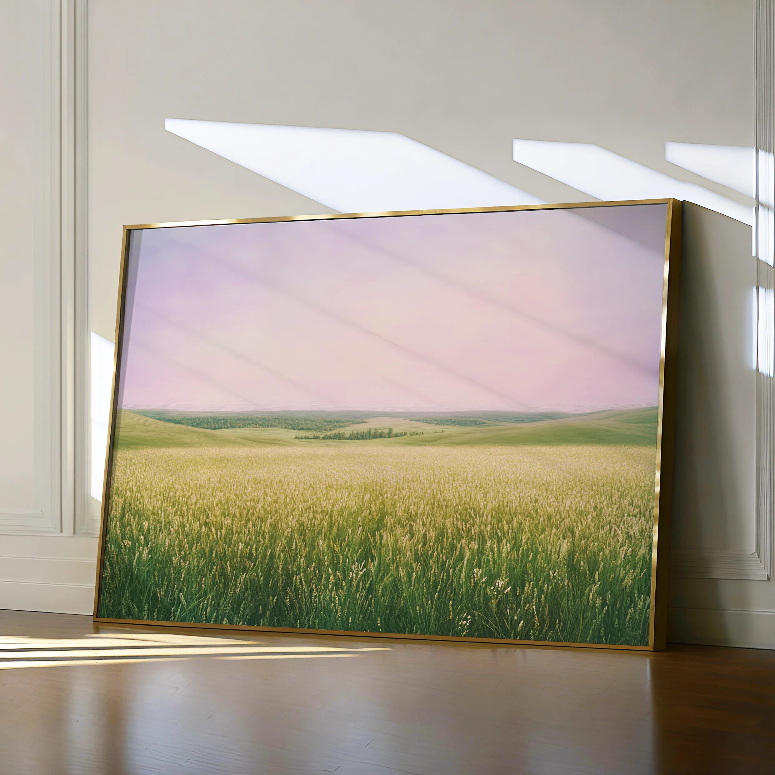Landscape 374 Canvas Art 18" x 24" / 45 x 60 cm / Black