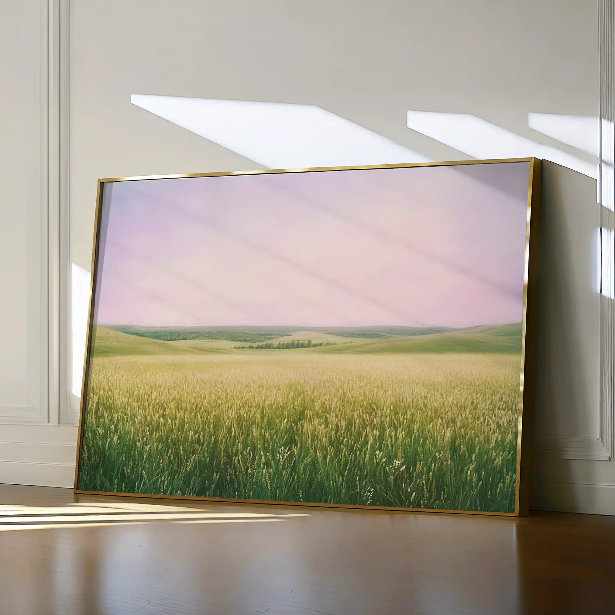 Landscape 374 Canvas Art 60 x 40 cm / Black
