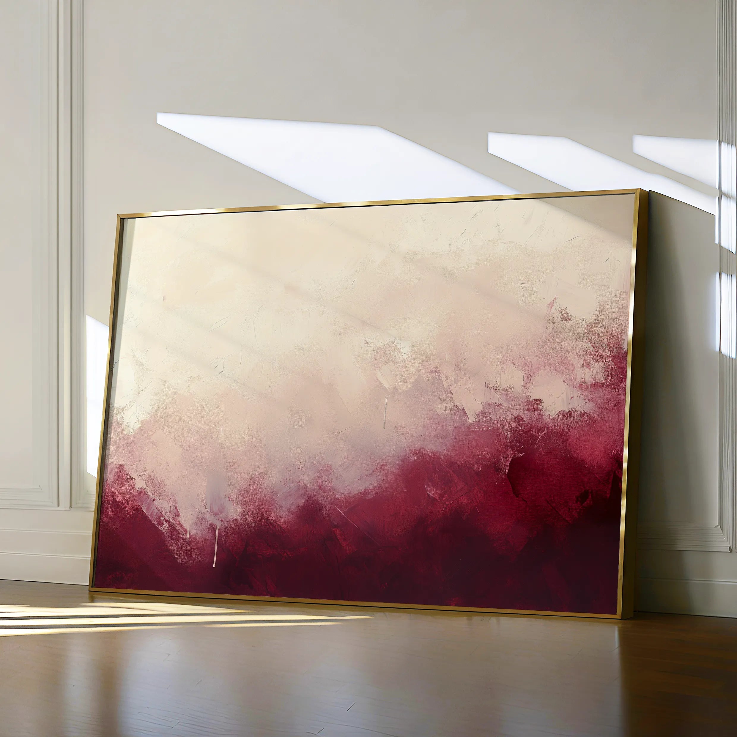 Abstract 375 Canvas Art 18" x 24" / 45 x 60 cm / Black