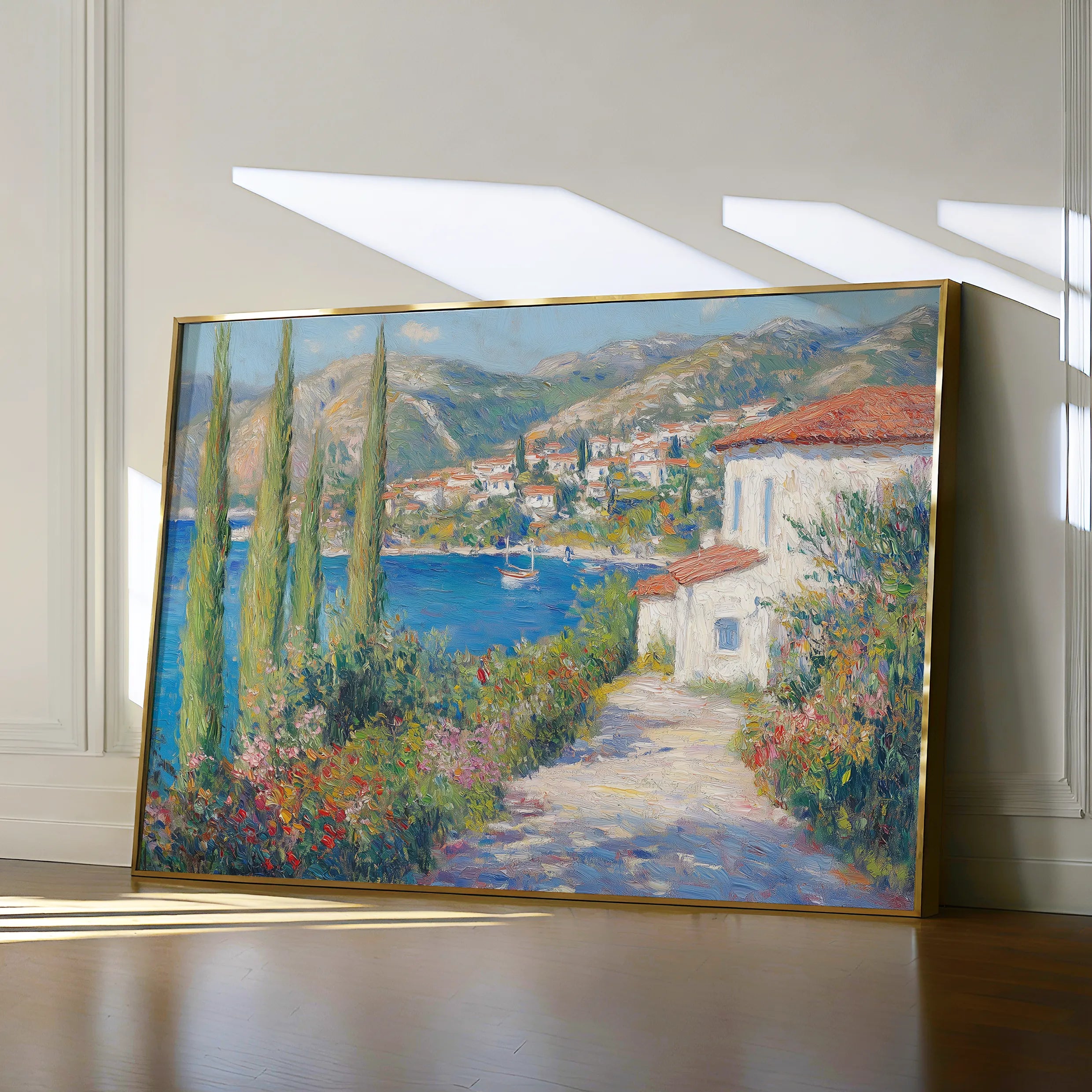 Landscape 375 Canvas Art 18" x 24" / 45 x 60 cm / Black