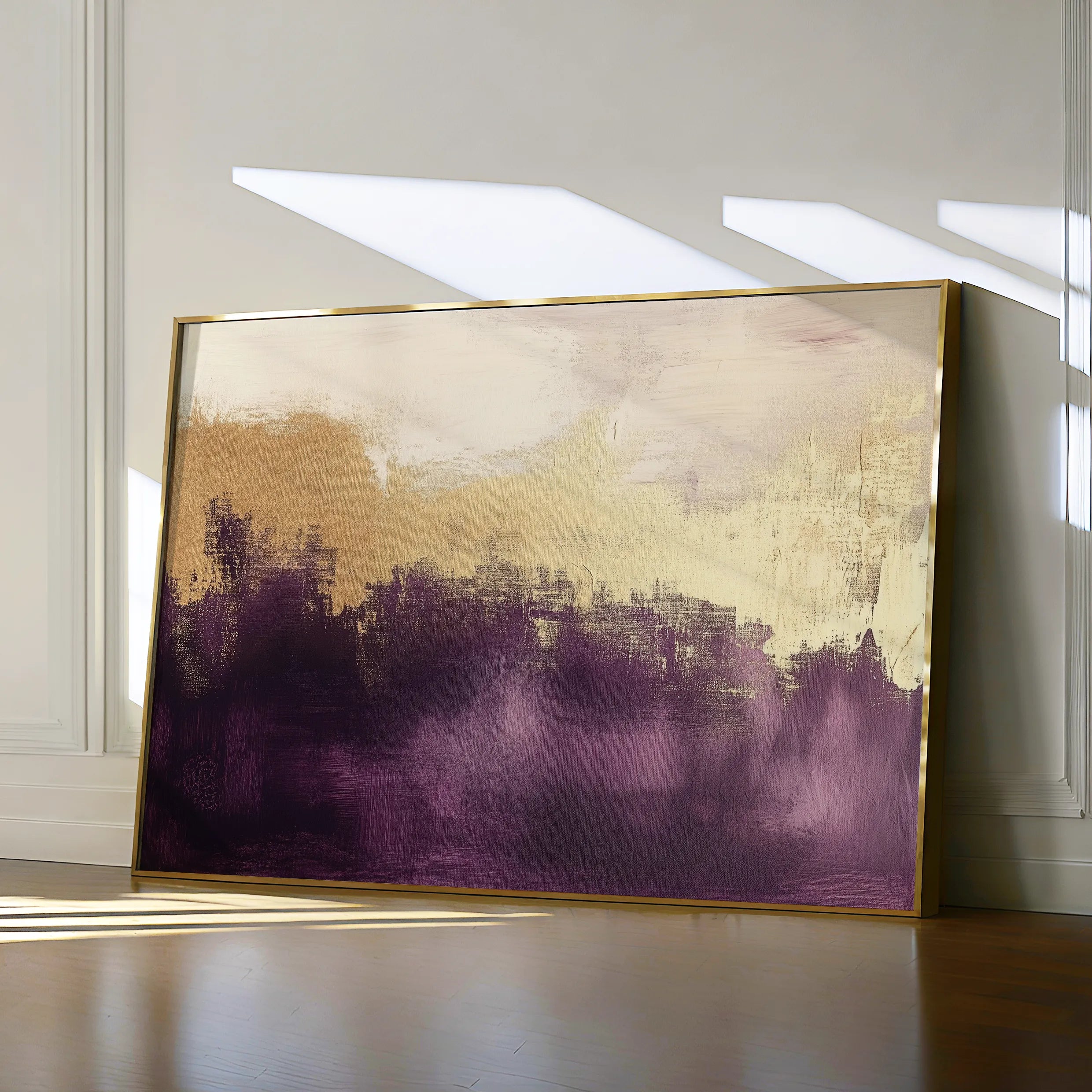 Abstract 376 Canvas Art 18" x 24" / 45 x 60 cm / Black