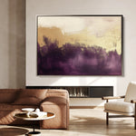 Abstract 376 Canvas Art 18" x 24" / 45 x 60 cm / Black