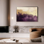 Abstract 376 Canvas Art 60 x 40 cm / Black
