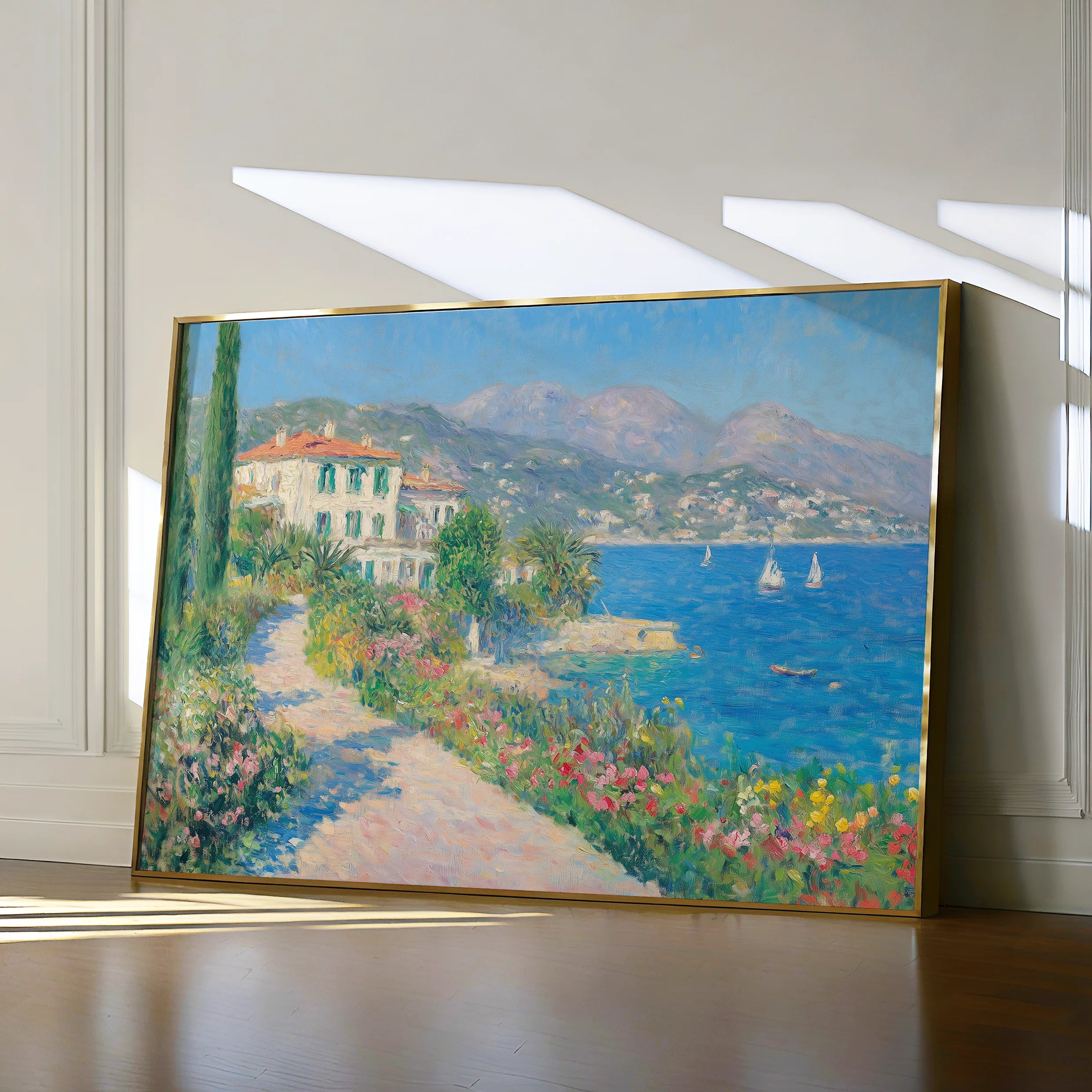 Landscape 376 Canvas Art 18" x 24" / 45 x 60 cm / Black