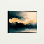 Abstract 377 Canvas Art 18" x 24" / 45 x 60 cm / Black