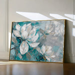 Floral 377 Canvas Art 18" x 24" / 45 x 60 cm / Black