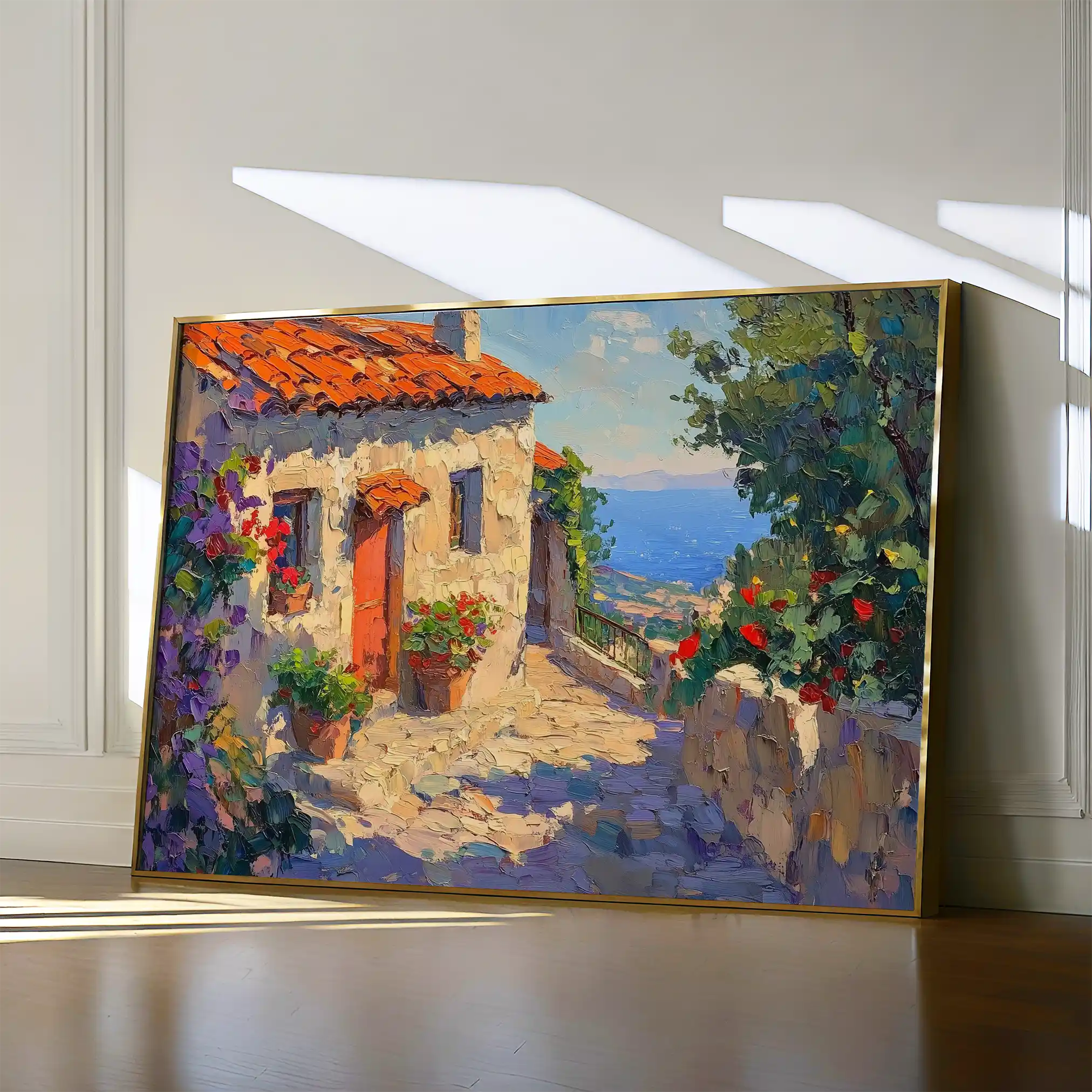 Landscape 377 Canvas Art 60 x 40 cm / Black