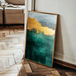 Abstract 378 Canvas Art 18" x 24" / 45 x 60 cm / Black