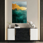 Abstract 378 Canvas Art 18" x 24" / 45 x 60 cm / Black