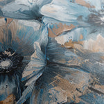Floral 378 Canvas Art 18" x 24" / 45 x 60 cm / Black