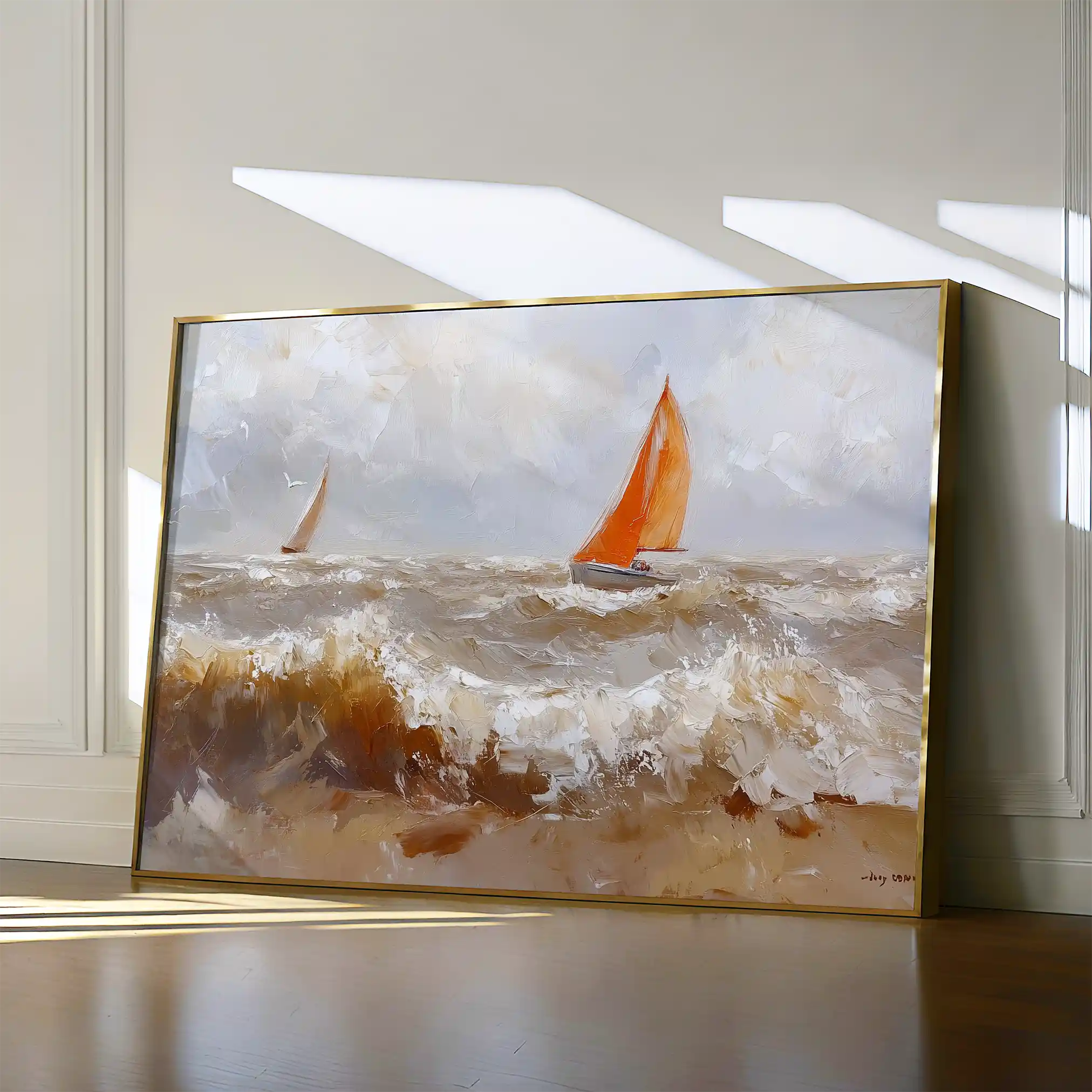 Landscape 378 Canvas Art 60 x 40 cm / Black