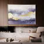 Abstract 379 Canvas Art 18" x 24" / 45 x 60 cm / Black