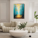 Landscape 379 Canvas Art 18" x 24" / 45 x 60 cm / Black