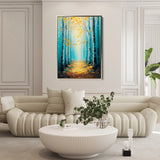 Landscape 379 Canvas Art 18" x 24" / 45 x 60 cm / Black